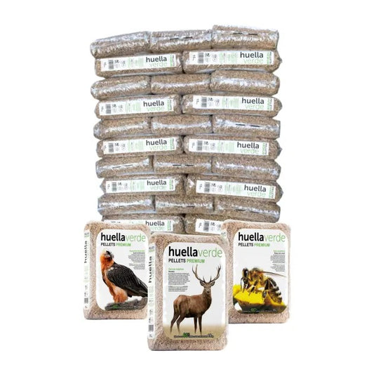 Pellets Huella Verde – Palet de 77 sacos (1155 kg)